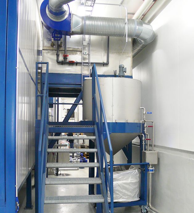 Waste water treatment units for painting plant washing lines