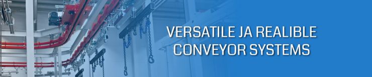 Versatile and realible conveyor systems for industrial painting plants needs
